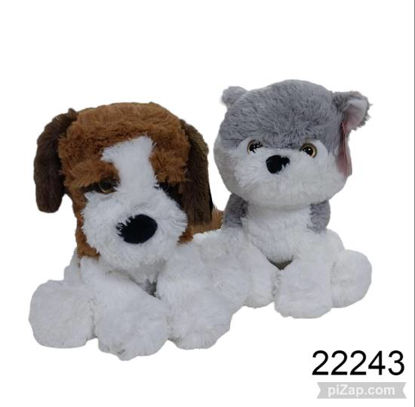 Imagen de PELUCHE PERRO SAN BERNARDO Y SIBERIANO 32CM 4.24